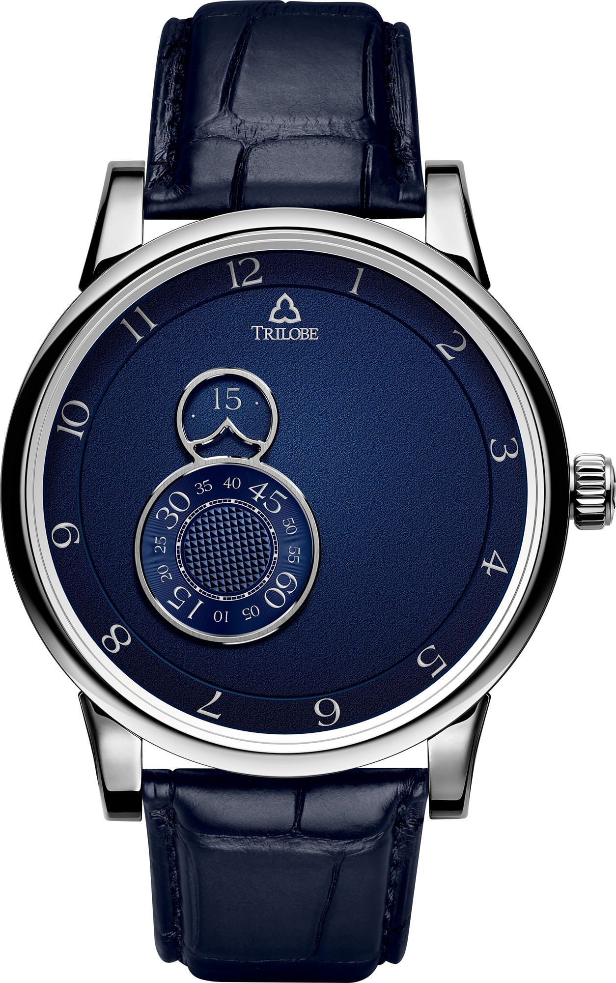 Trilobe  40.5 mm Watch in Blue Dial For Unisex - 1
