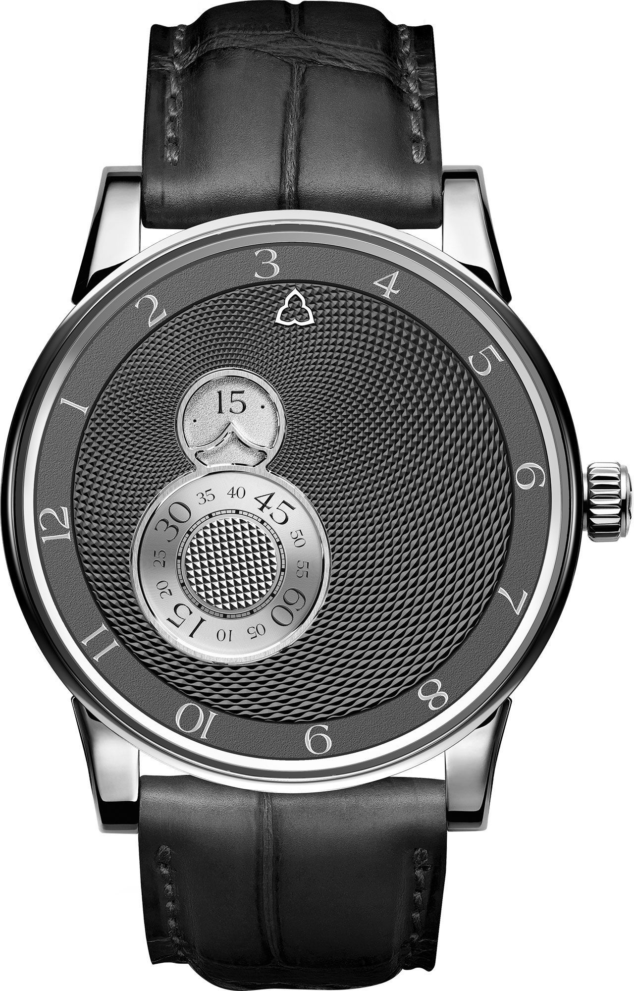 Trilobe Nuit Fantastique  Grey Dial 40.5 mm Automatic Watch For Men - 1