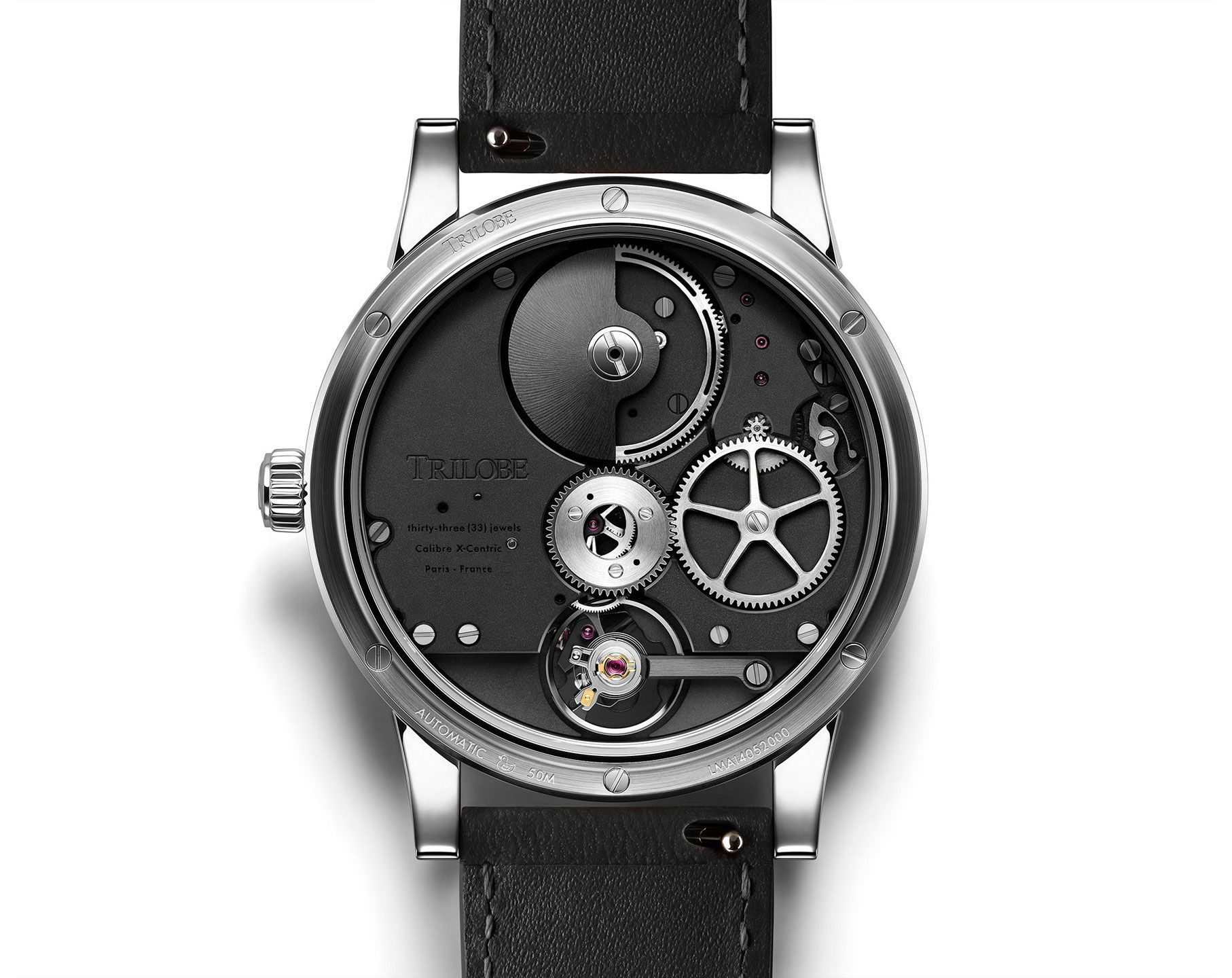 Trilobe Nuit Fantastique  Grey Dial 40.5 mm Automatic Watch For Men - 2