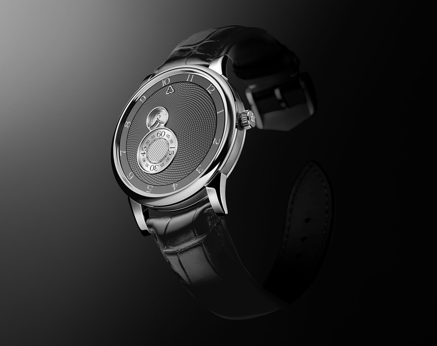 Trilobe Nuit Fantastique  Grey Dial 40.5 mm Automatic Watch For Men - 5