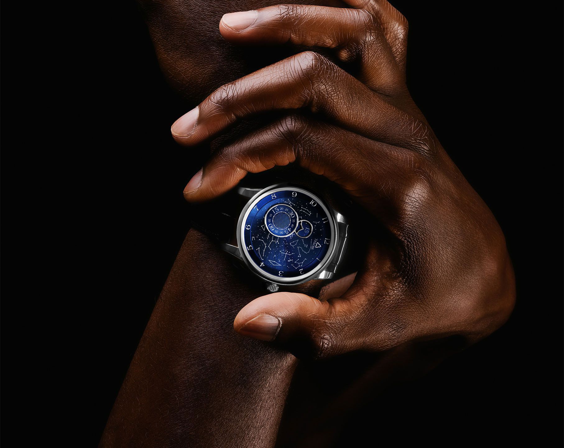 Trilobe Secret 40.5 mm Watch in Blue Dial For Unisex - 7