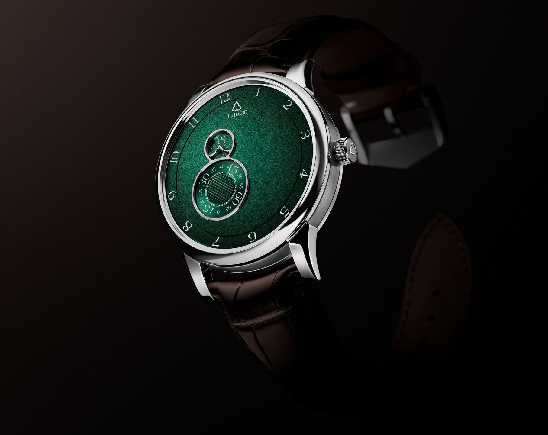 Trilobe  40.5 mm Watch in Green Dial For Unisex - 2