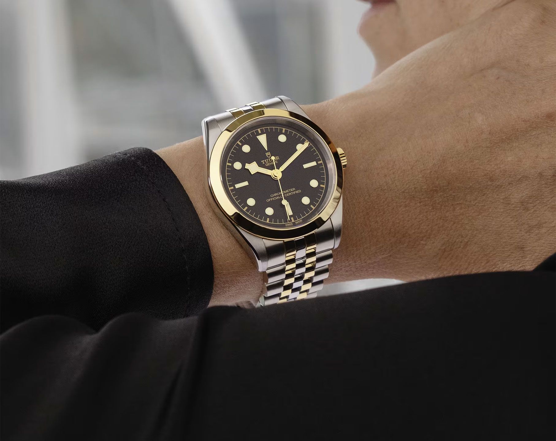 Wrist Black Bay Chronograph Review Black Bay 36 Silver On Wrist