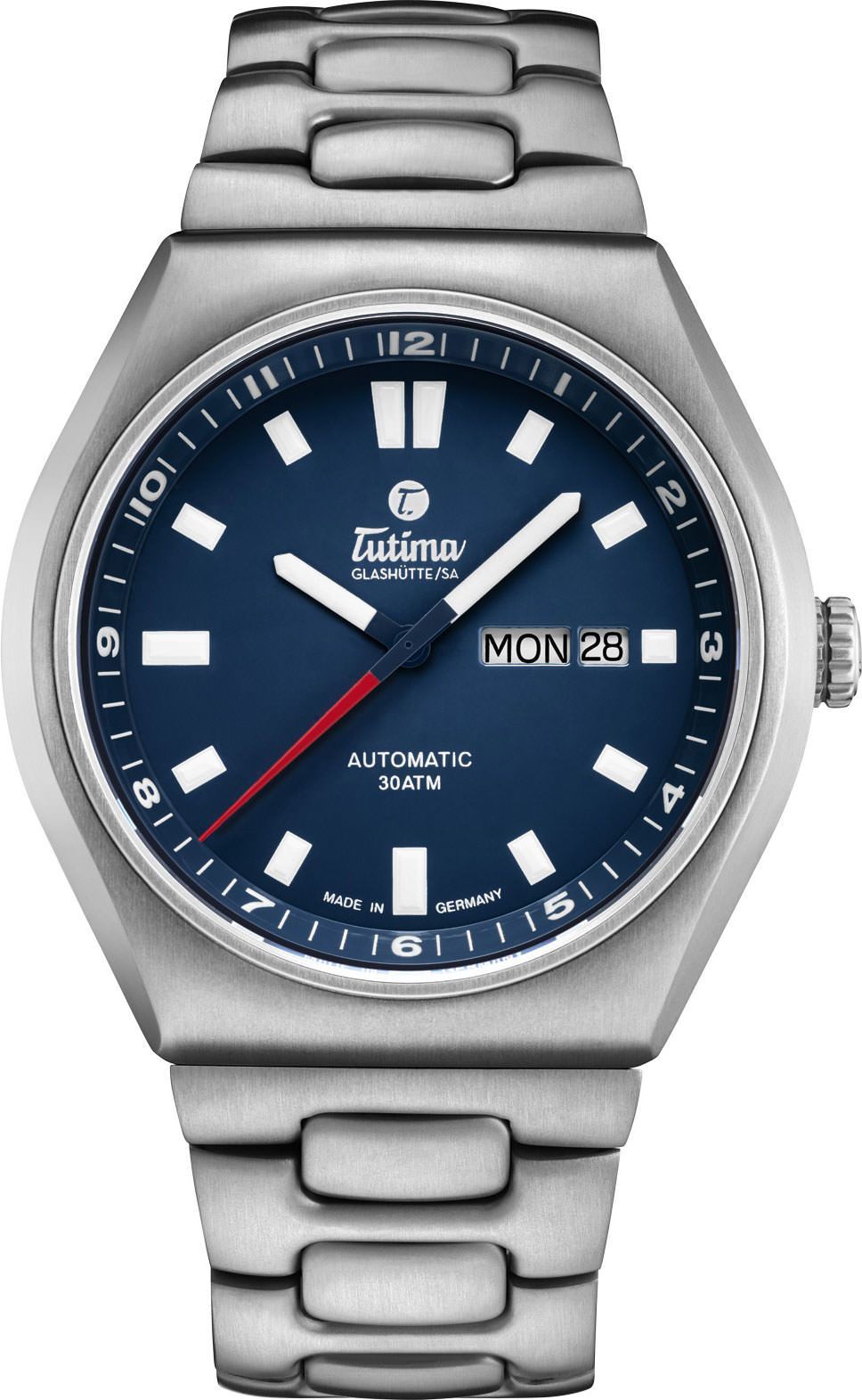 Tutima Glashütte Coastline 43 mm Watch in Blue Dial For Men - 1