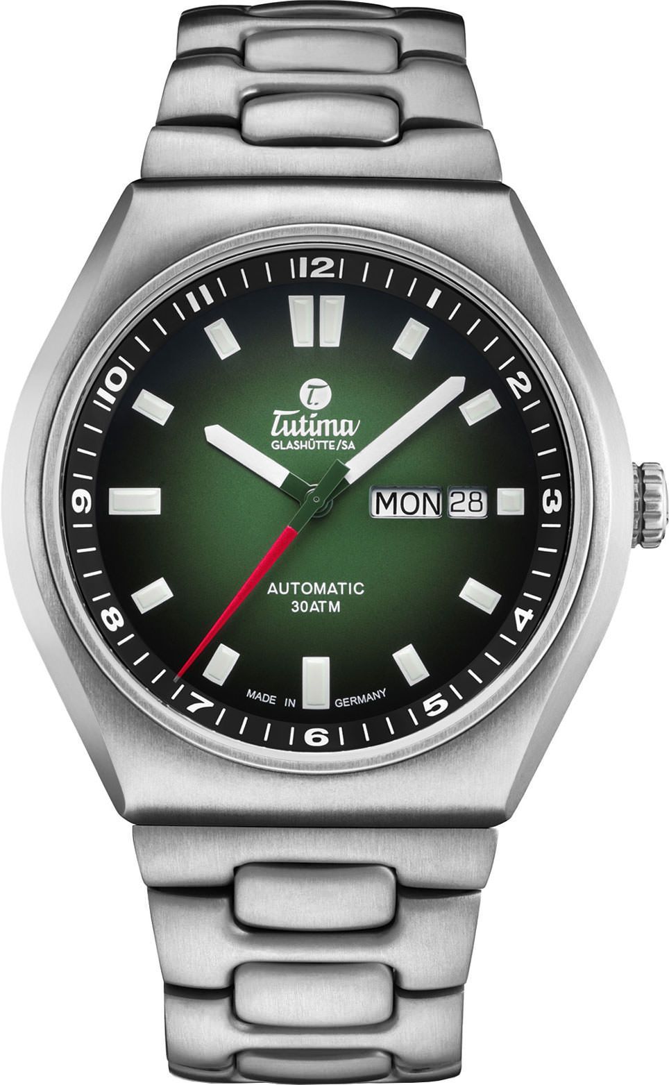Tutima Glashütte Coastline 43 mm Watch in Green Dial For Men - 1