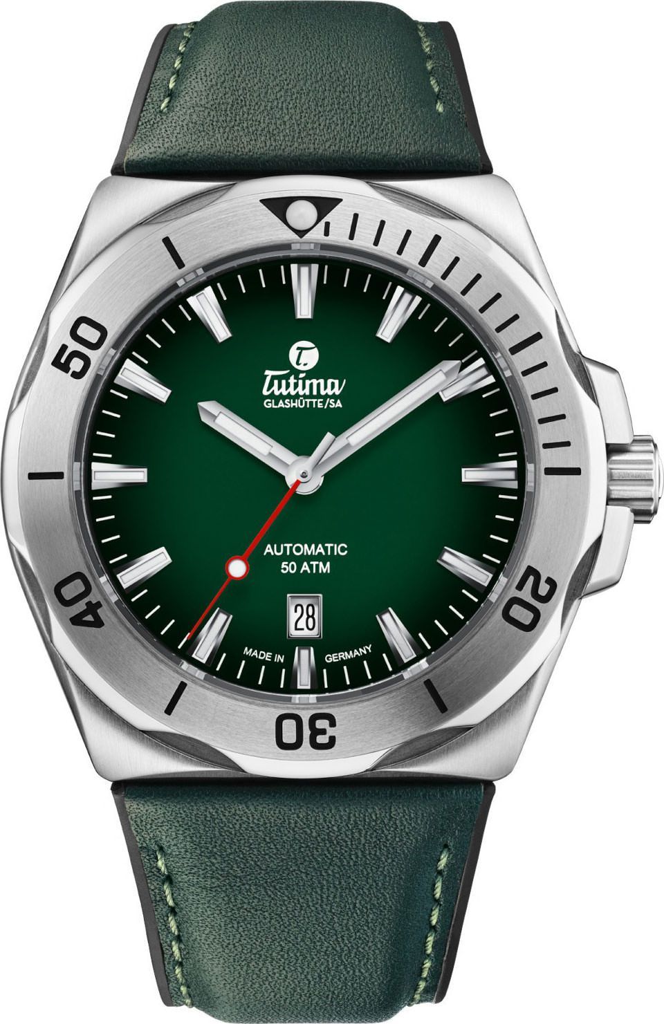 Tutima Glashütte M2 Seven Seas S Green Dial 44 mm Automatic Watch For Men - 1