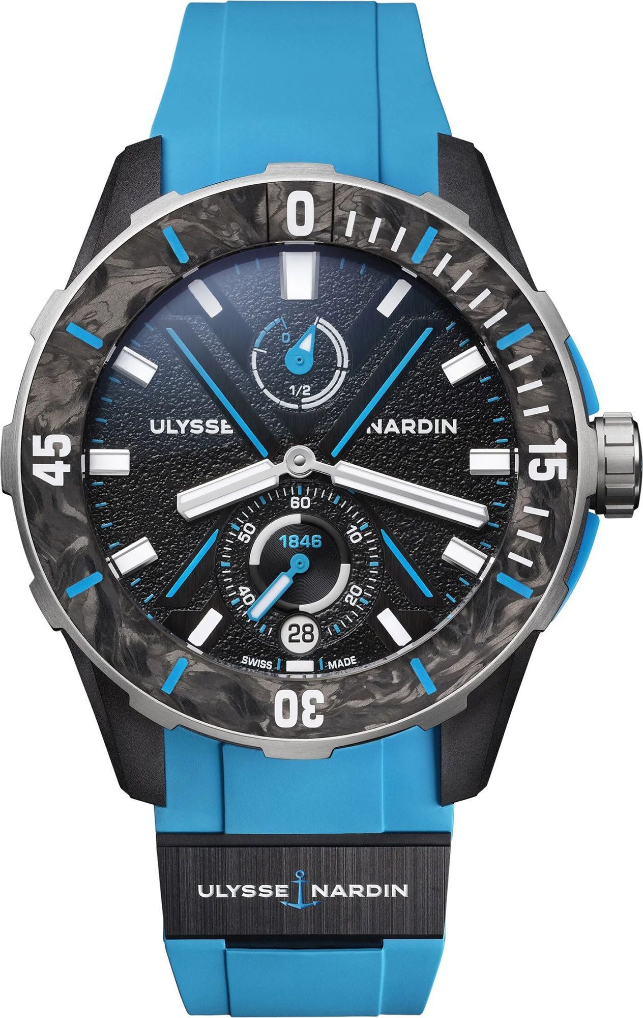 Ulysse Nardin Diver Diver X Black Dial 44 mm Automatic Watch For Men - 1