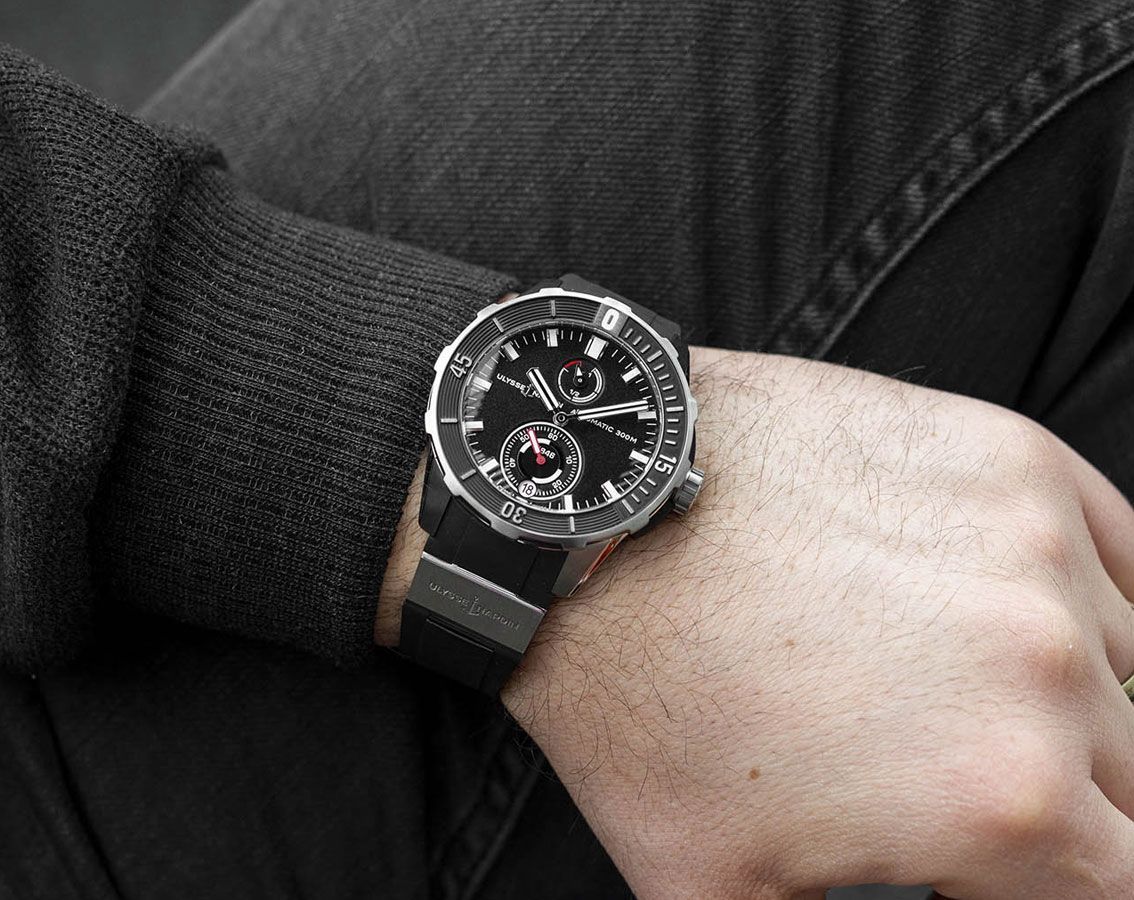 Ulysse Nardin Diver Diver 44mm Black Dial 44 mm Automatic Watch For Men - 2