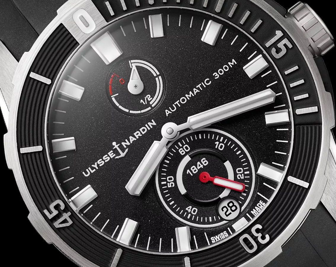 Ulysse Nardin Diver Diver 44mm Black Dial 44 mm Automatic Watch For Men - 3