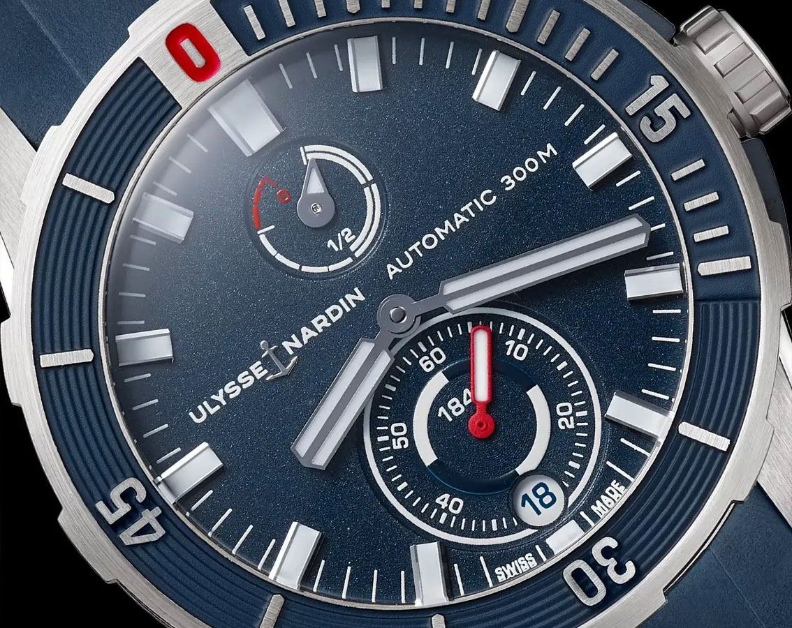 Ulysse Nardin Diver Diver 44mm Blue Dial 44 mm Automatic Watch For Men - 7