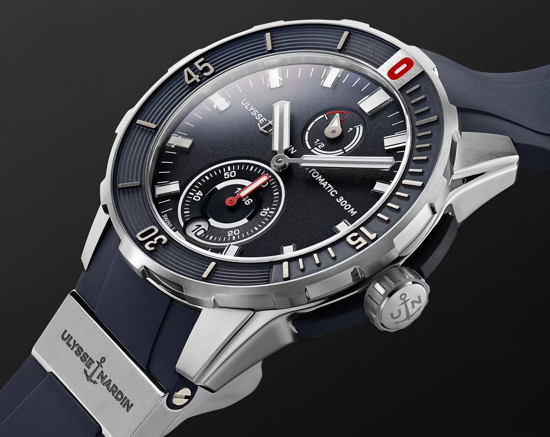 Ulysse Nardin Diver Diver 44mm Blue Dial 44 mm Automatic Watch For Men - 9