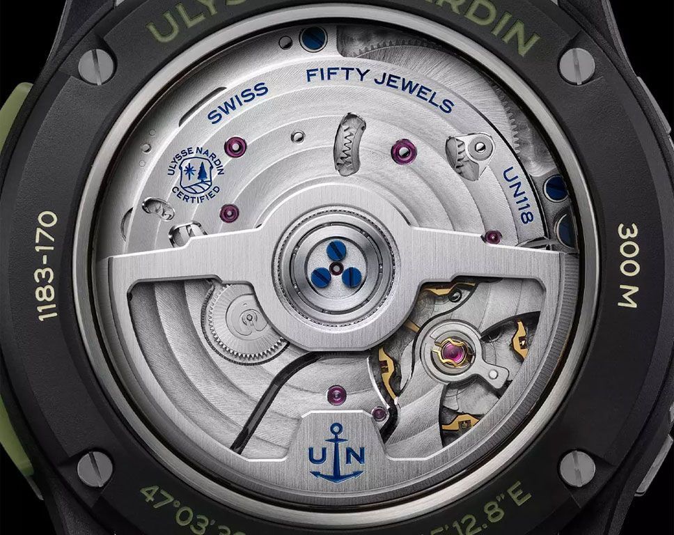 Ulysse Nardin Diver Diver X Khaki Dial 44 mm Automatic Watch For Men - 5