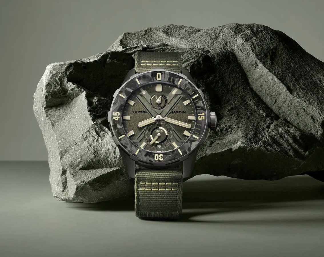 Ulysse Nardin Diver Diver X Khaki Dial 44 mm Automatic Watch For Men - 6