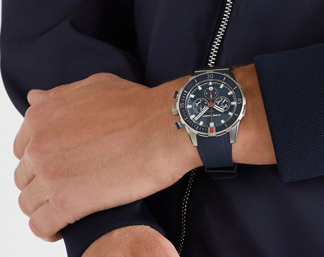Ulysse Nardin Diver Diver Chronograph Blue Dial 44 mm Automatic Watch For Men - 2