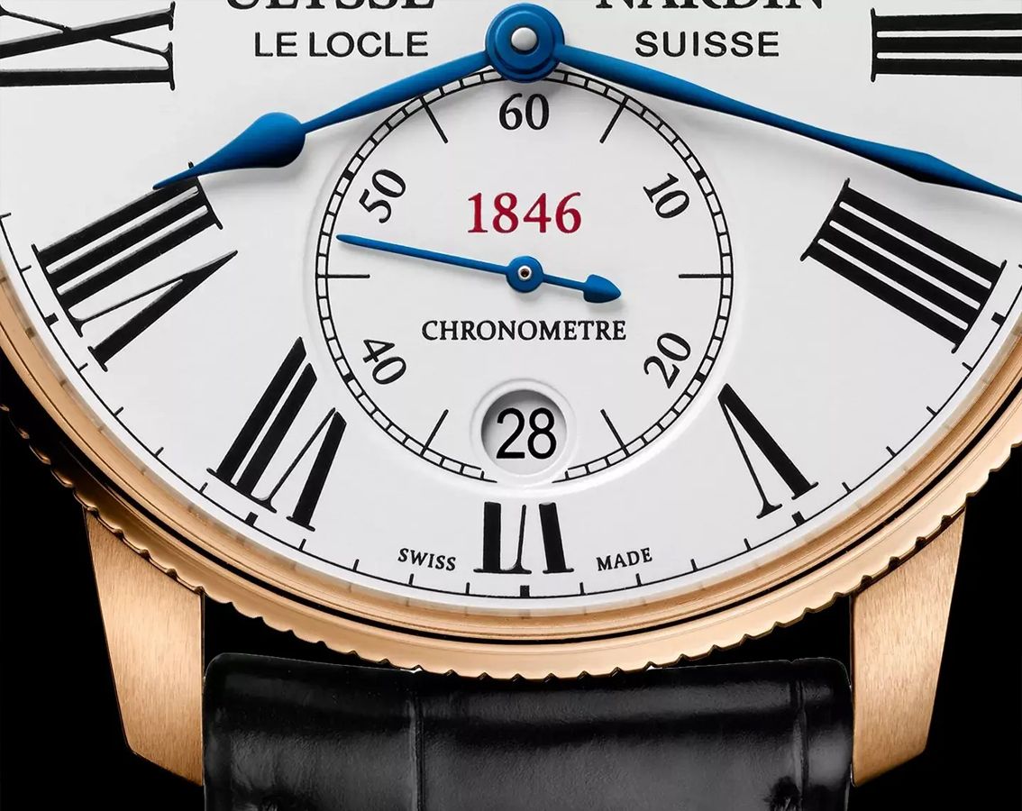 Ulysse Nardin Marine Automatic Men Watches in Round case White Dial