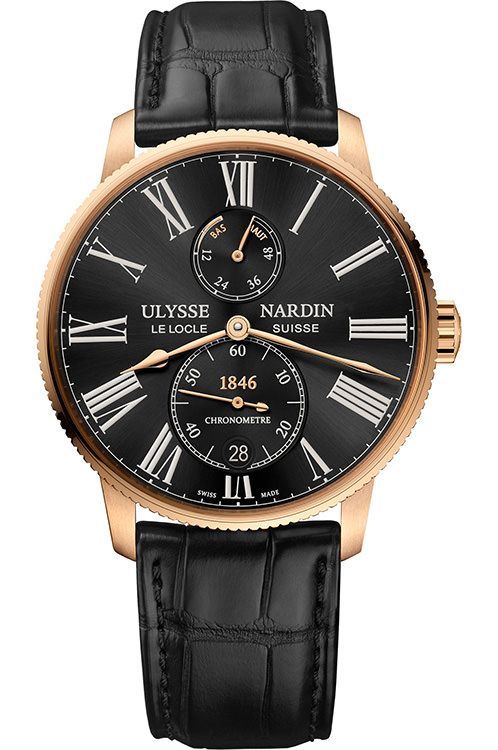 Ulysse Nardin Marine Torpilleur 42 mm Watch in Black Dial