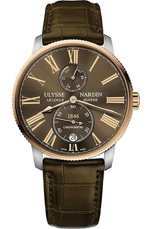 Ulysse Nardin Marine Torpilleur 42 mm Watch in Brown Dial