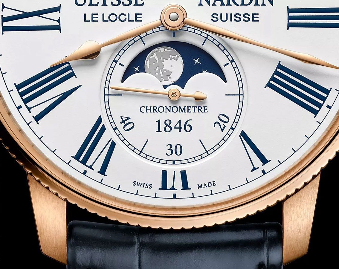 Ulysse Nardin Marine Torpilleur Moonphase White Dial 42 mm Automatic Watch For Men - 3