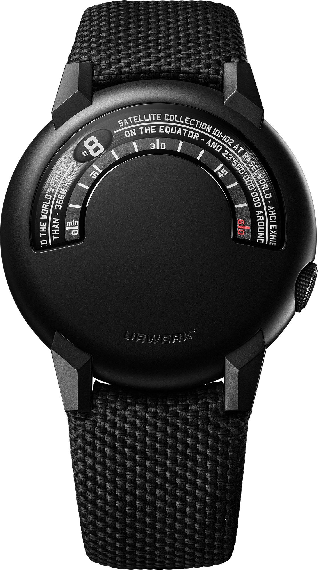 Urwerk UR-Satellite UR-102 Reloaded Black Dial 41 mm Automatic Watch For Men - 1