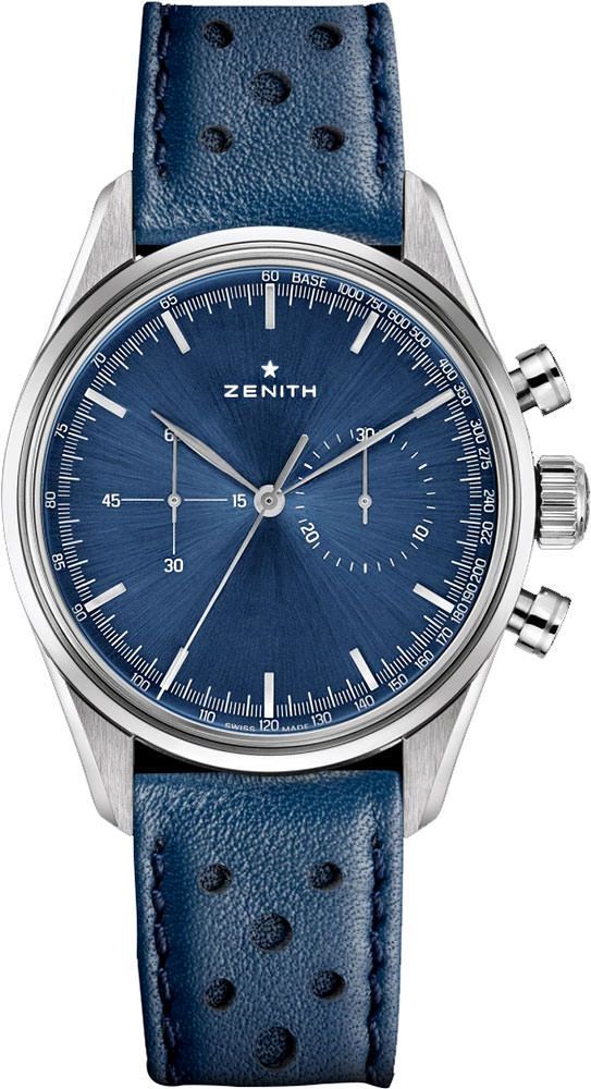 Zenith Chronomaster Heritage 146 Blue Dial 38 mm Automatic Watch For Unisex - 1