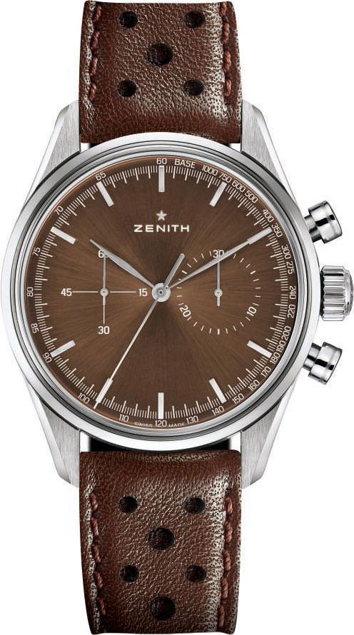 Zenith Chronomaster Heritage 146 Brown Dial 38 mm Automatic Watch For Unisex - 1