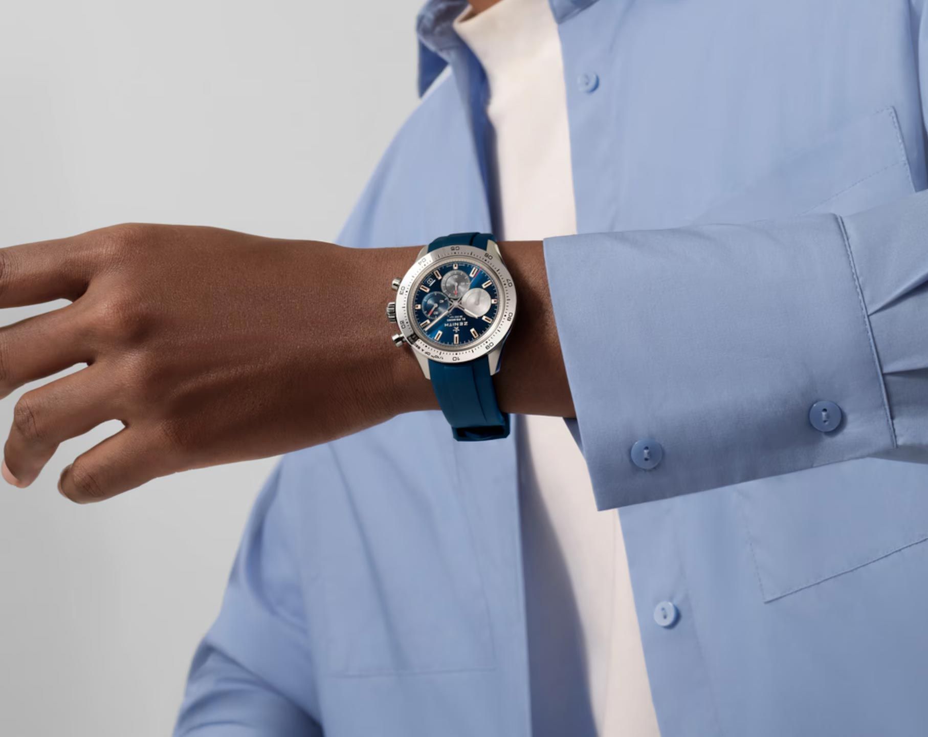 Zenith Chronomaster Sport Blue Dial 41 mm Automatic Watch For Men - 3