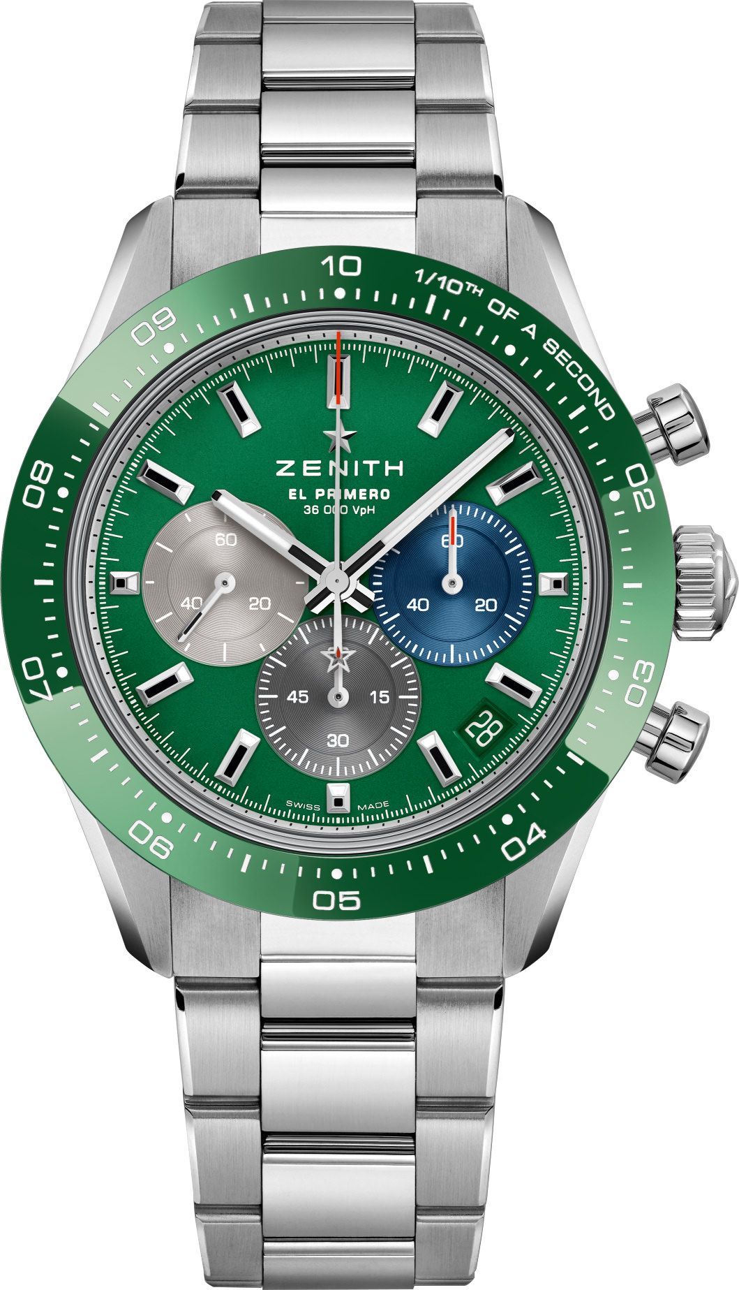 Zenith Chronomaster Sport Green Dial 41 mm Automatic Watch For Unisex - 1