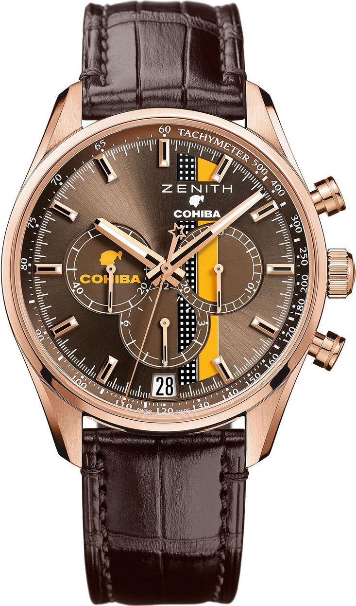 Zenith Chronomaster  Brown Dial 42 mm Automatic Watch For Men - 1