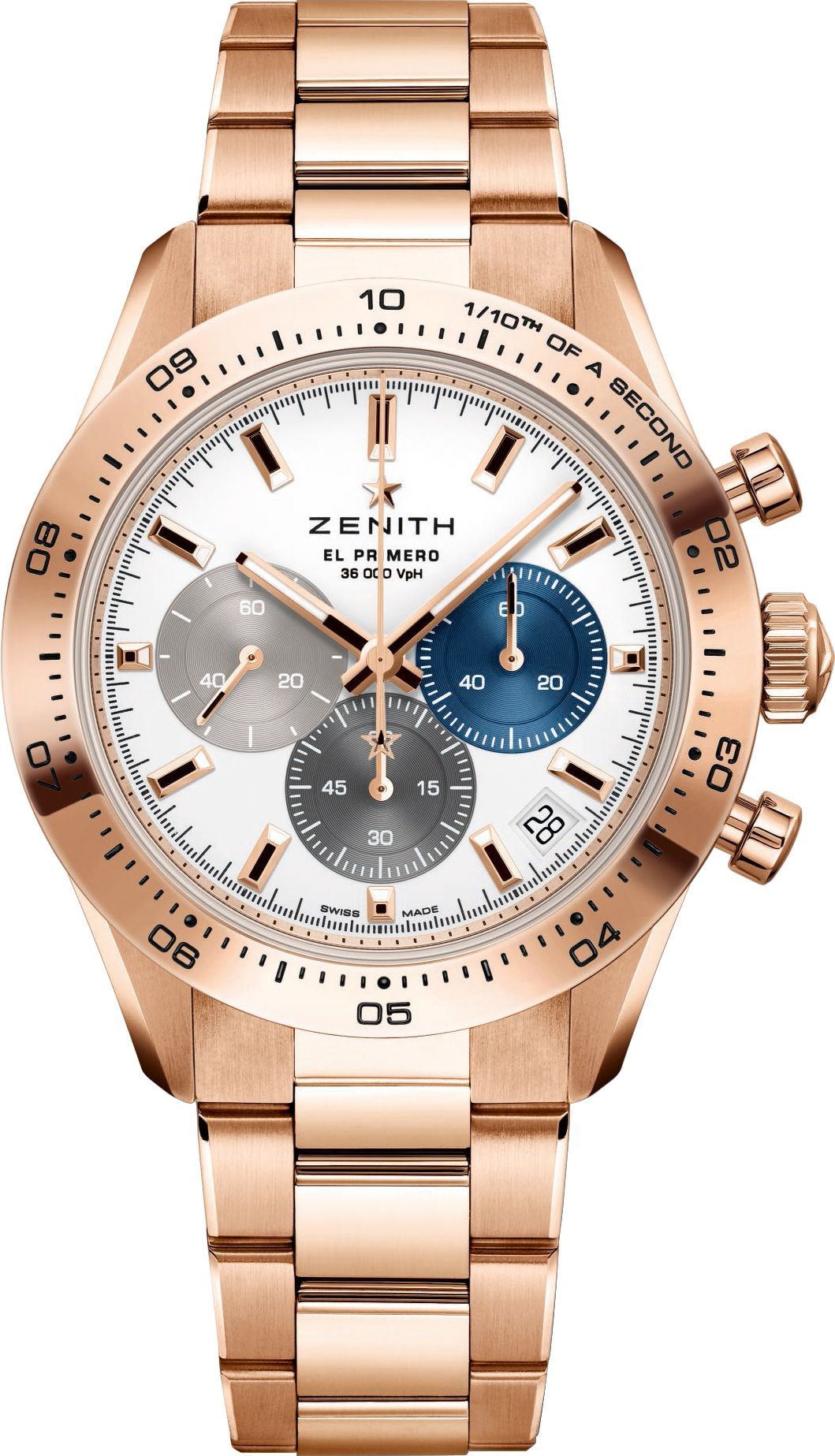 Zenith Chronomaster Sport White Dial 41 mm Automatic Watch For Unisex - 1