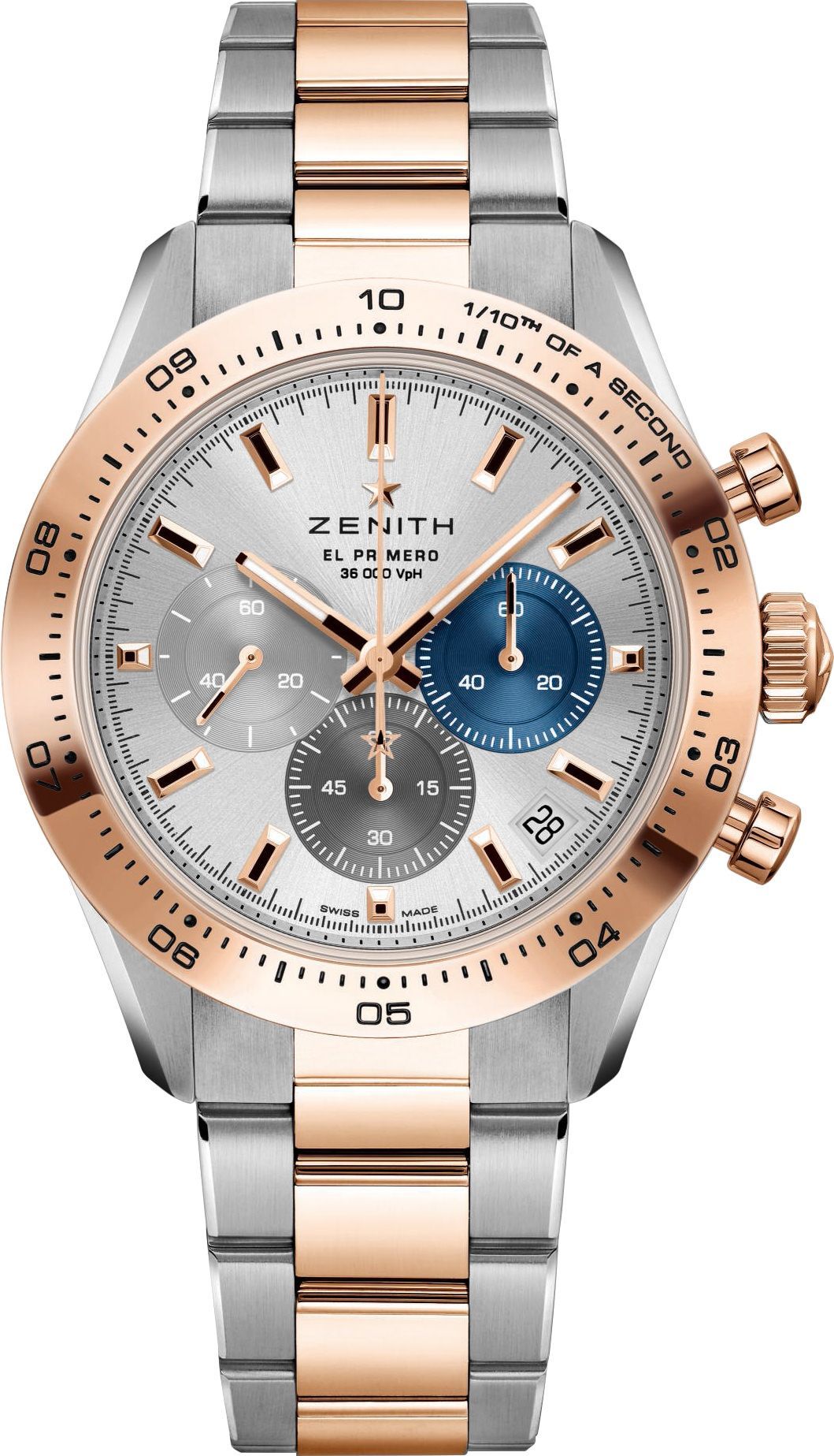 Zenith Chronomaster Sport Silver Dial 41 mm Automatic Watch For Unisex - 1