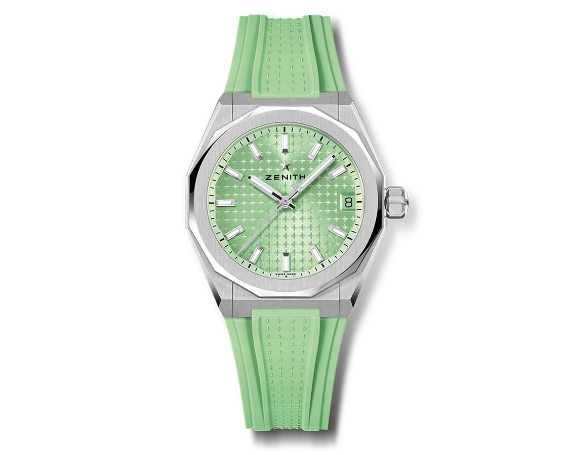 Zenith Defy Skyline Green Dial 36 mm Automatic Watch For Women - 2