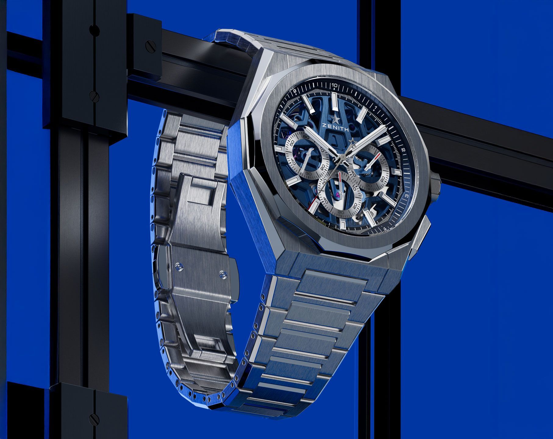 Zenith Defy Skyline Skeleton Dial 42 mm Automatic Watch For Men - 5