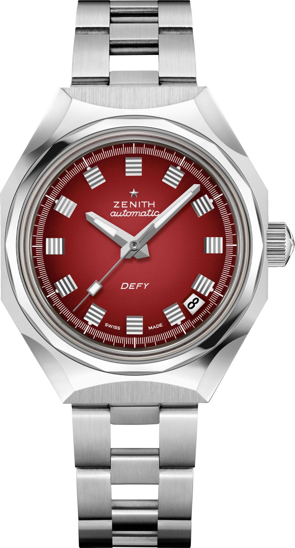 Zenith Defy Revival Red Dial 37 mm Automatic Watch For Unisex - 1