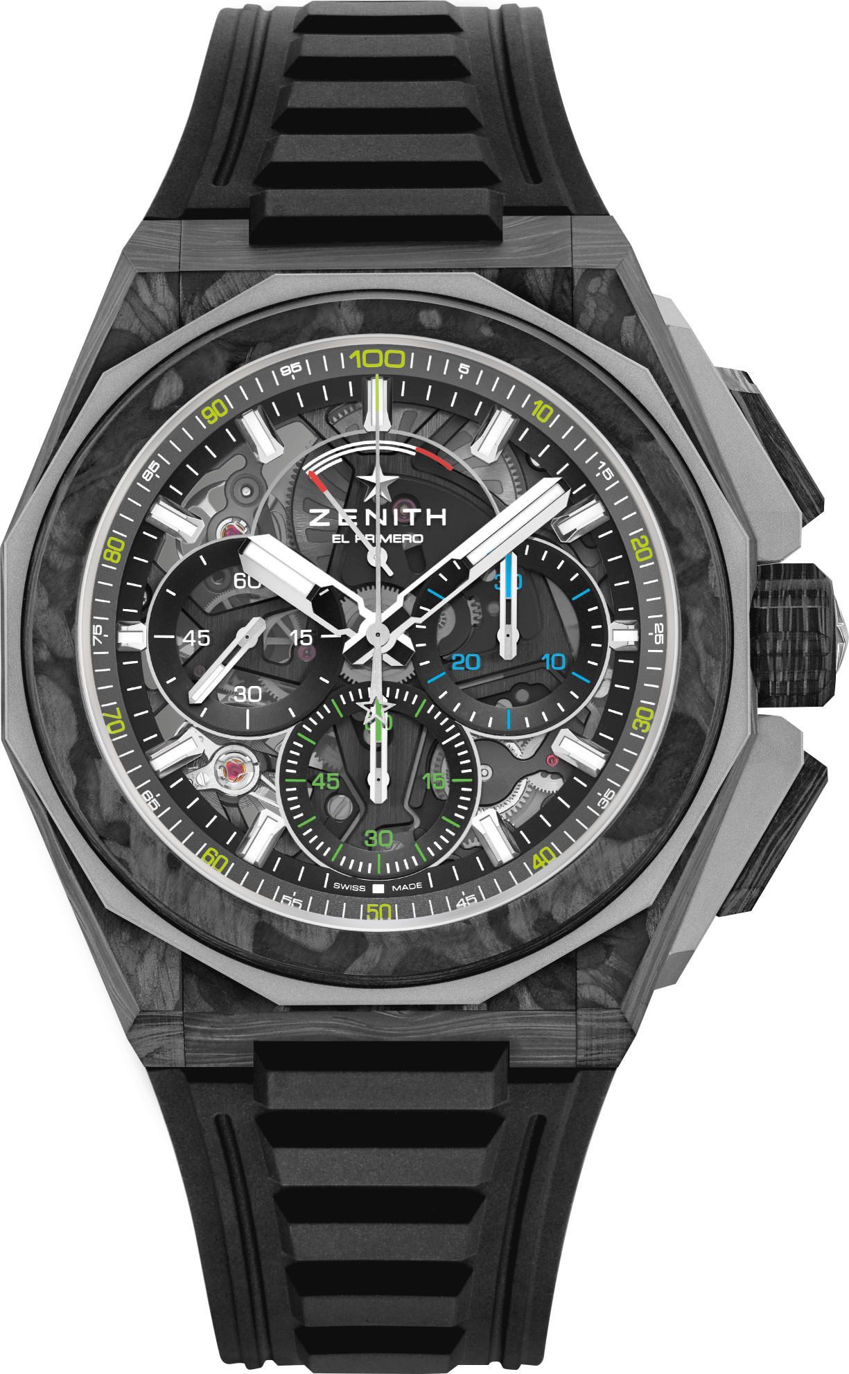 Zenith Defy Extreme Black Dial 45 mm Automatic Watch For Men - 1