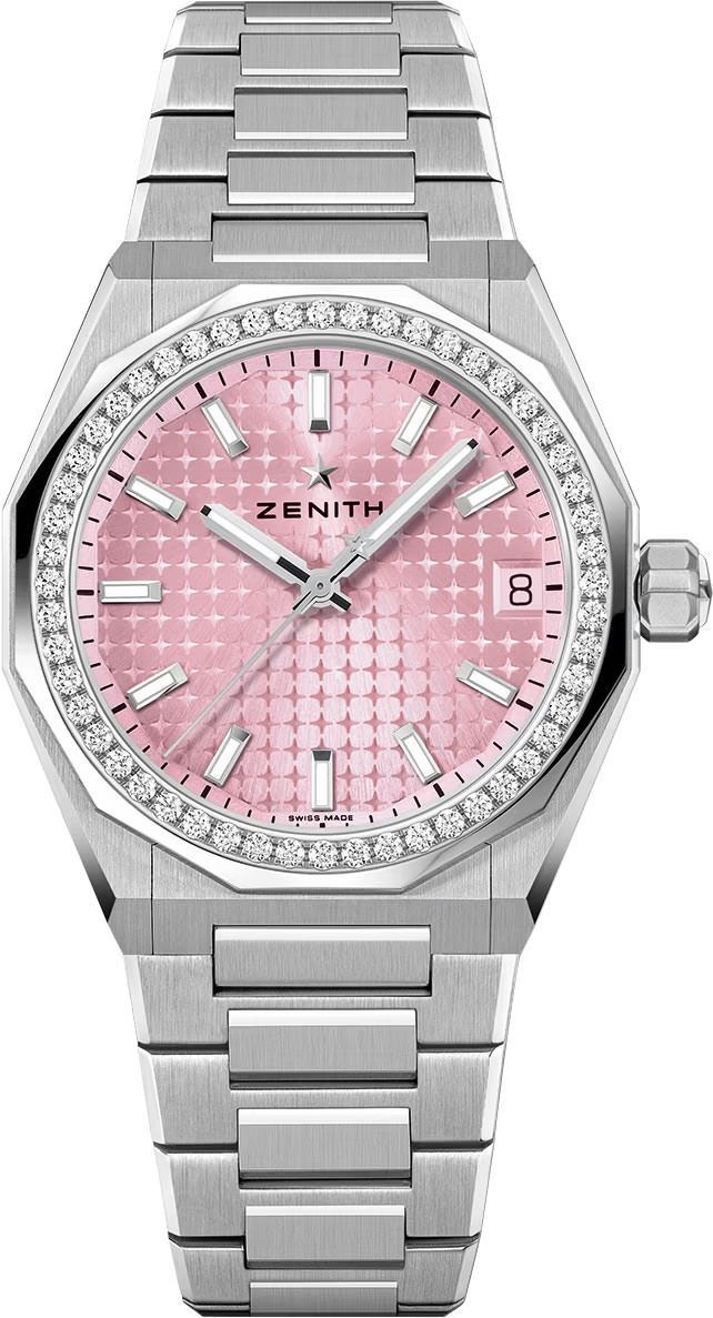 Zenith Defy Skyline Pink Dial 36 mm Automatic Watch For Women - 1