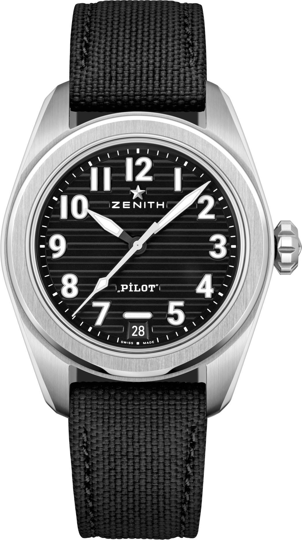 Zenith Pilot Automatic Black Dial 40 mm Automatic Watch For Unisex - 1