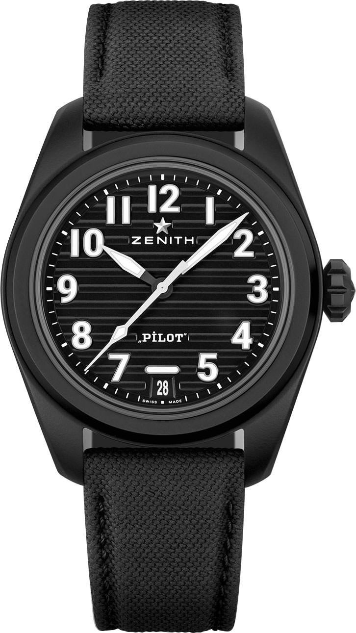 Zenith Pilot Automatic Black Dial 40 mm Automatic Watch For Unisex - 1