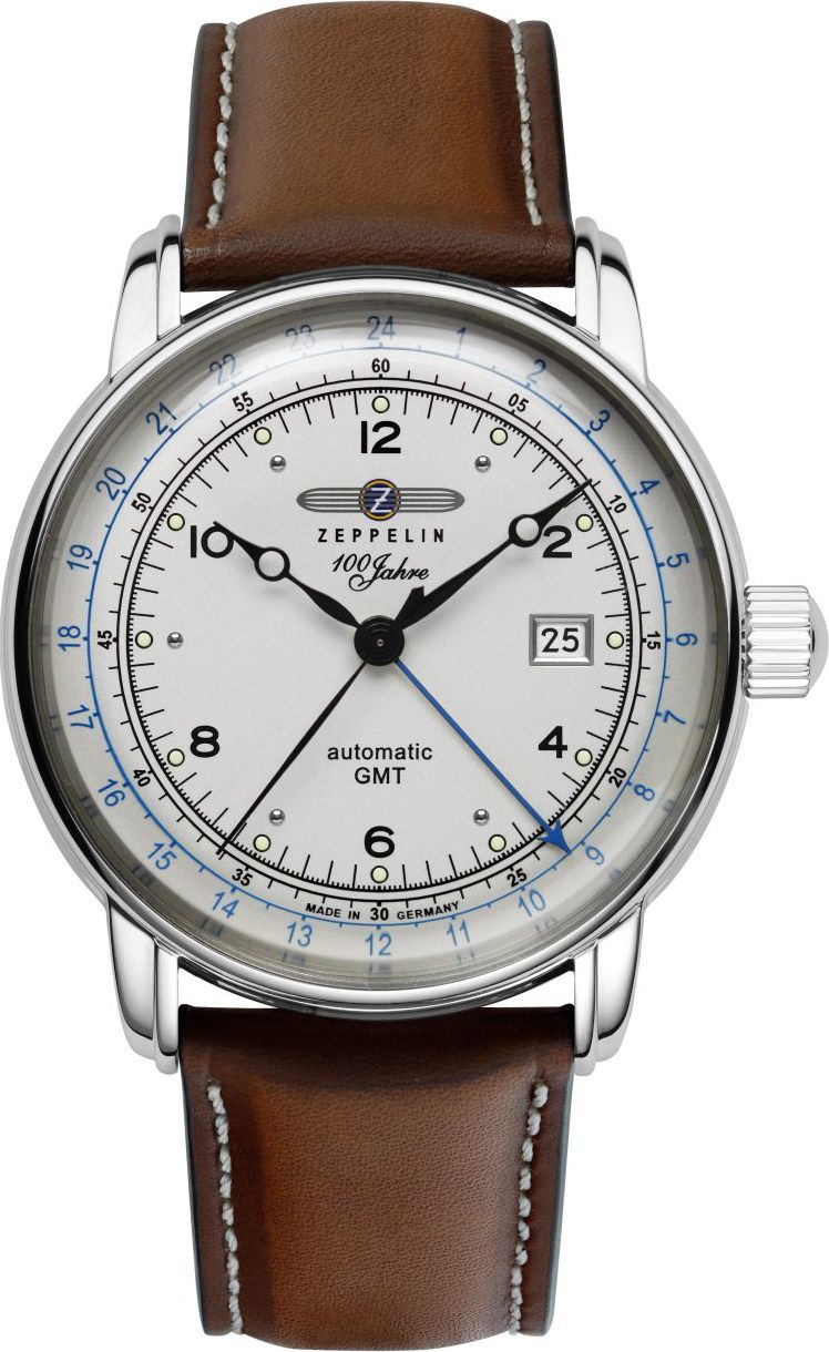 Zeppelin 100 Years Zeppelin ED. 1  Silver Dial 42 mm Automatic Watch For Men - 1