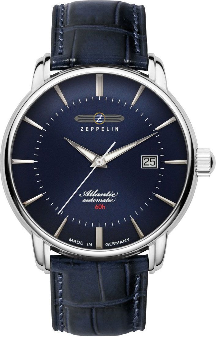 Zeppelin Atlantic  Blue Dial 40 mm Automatic Watch For Men - 1