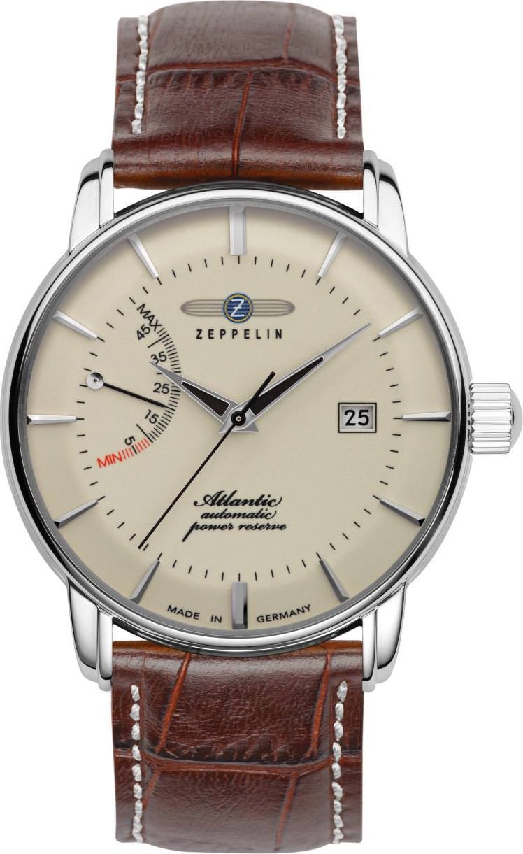Zeppelin Atlantic  Beige Dial 42 mm Automatic Watch For Men - 1