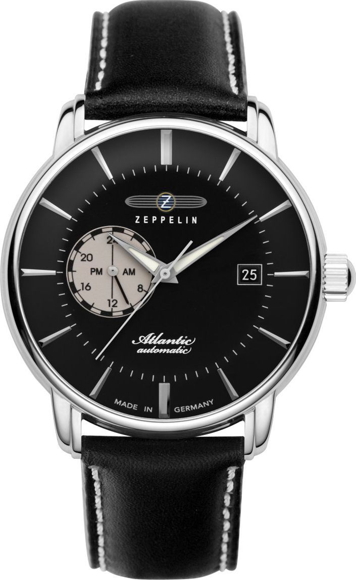 Zeppelin Atlantic  Black Dial 40 mm Automatic Watch For Men - 1