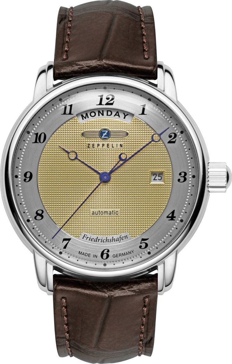 Zeppelin Friedrichshafen  Gold Dial 40 mm Automatic Watch For Men - 1