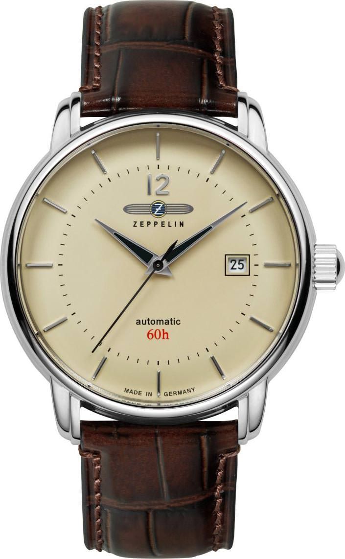 Zeppelin LZ 120 Bodensee  Beige Dial 41 mm Automatic Watch For Men - 1