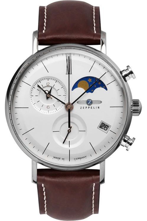 Zeppelin LZ 120 Rome 41 mm Watch in White Dial