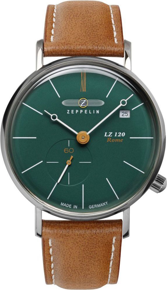 Zeppelin LZ 120 Rome Lady  Green Dial 36 mm Quartz Watch For Women - 1