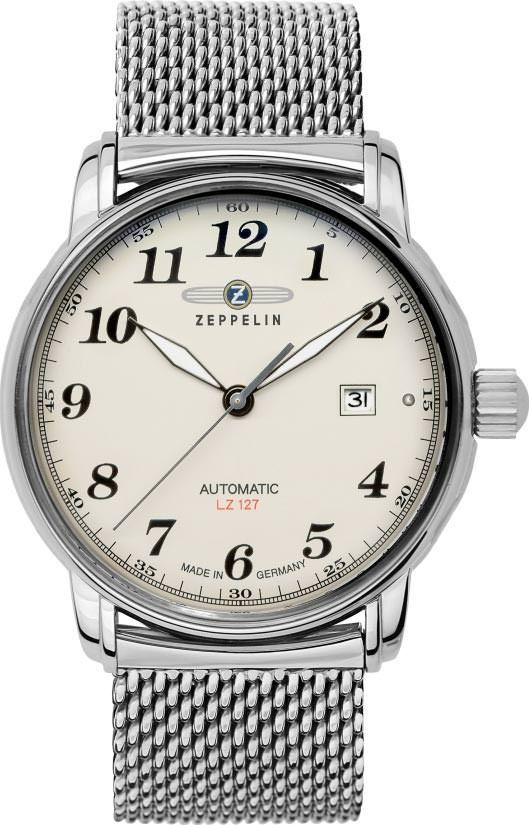 Zeppelin LZ 127 Graf Zeppelin  Beige Dial 40 mm Automatic Watch For Men - 1