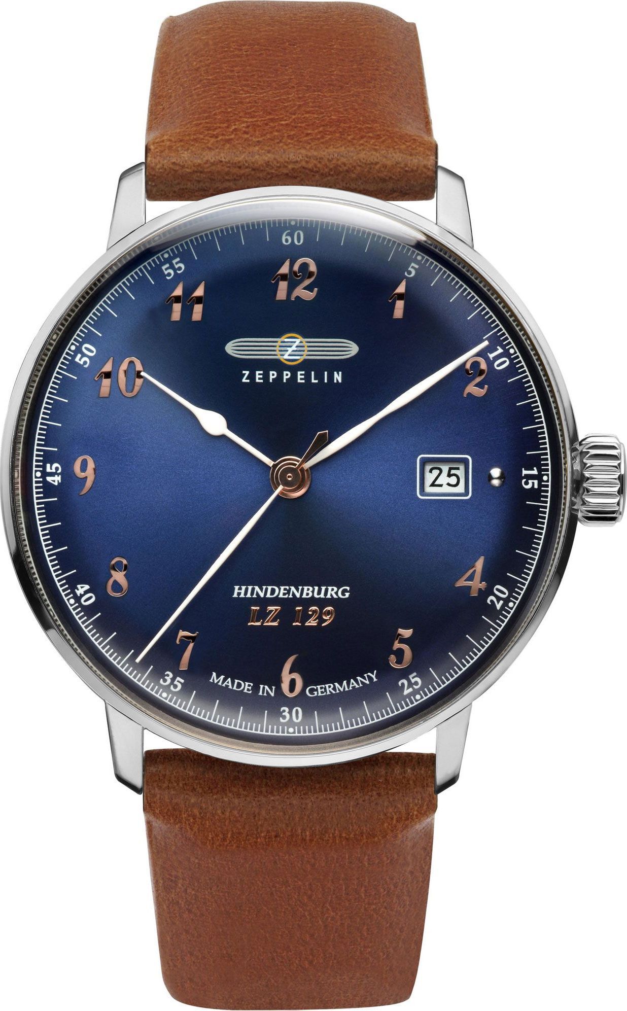 Zeppelin LZ 129 Hindenburg ED.1 40 mm Watch in Blue Dial