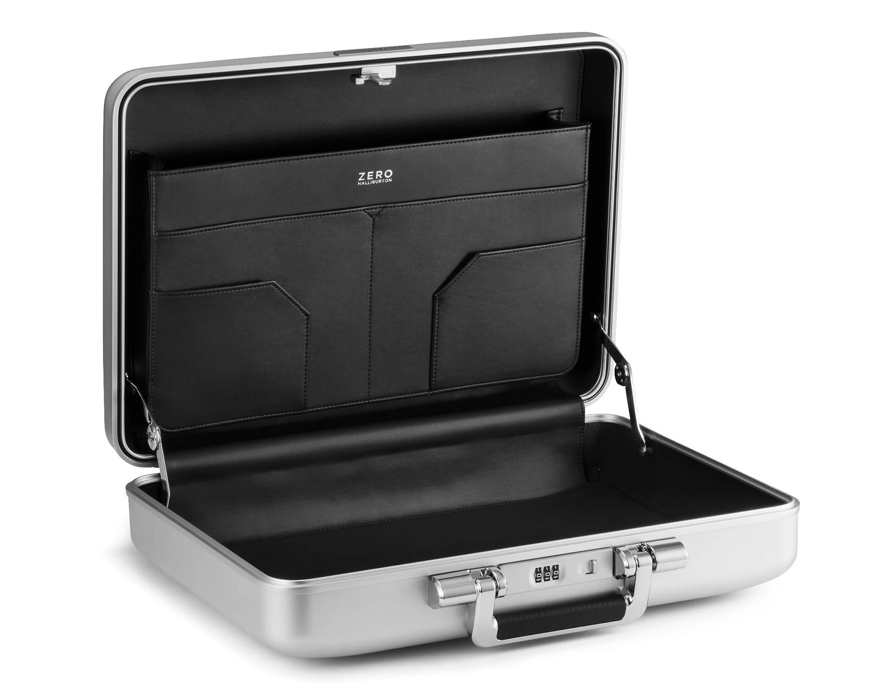 ZERO HALLIBURTON 旧Classic Aluminum 87L Zero Halliburton Classic Aluminum 3.0 Attache , Silver | Ethos