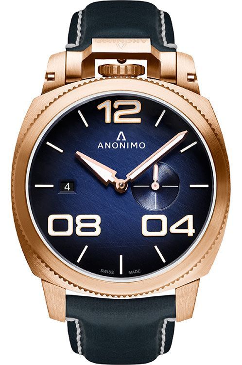 Anonimo Militare 43.5 mm Watch in Black Dial