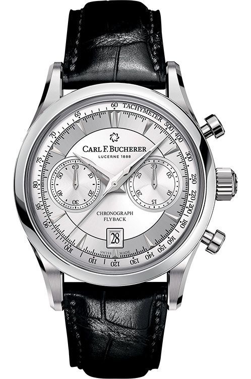 Carl F. Bucherer Flyback 43 mm Watch in Silver Dial